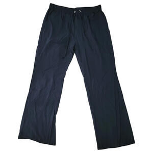 Women's Plus Size 2XL Navy Lightweight Cotton Linen Lounge Trousers FREE S&H